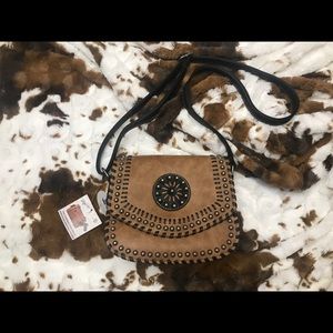 Two tone brown concealed weapon bag, New